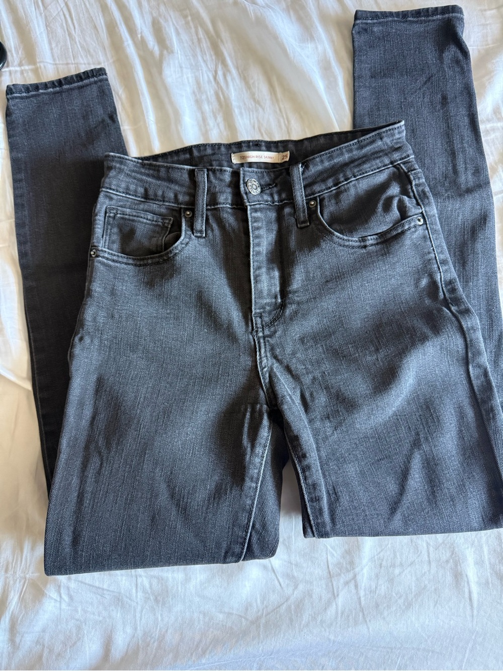 Levi’s Faded Black Skinny Jeans